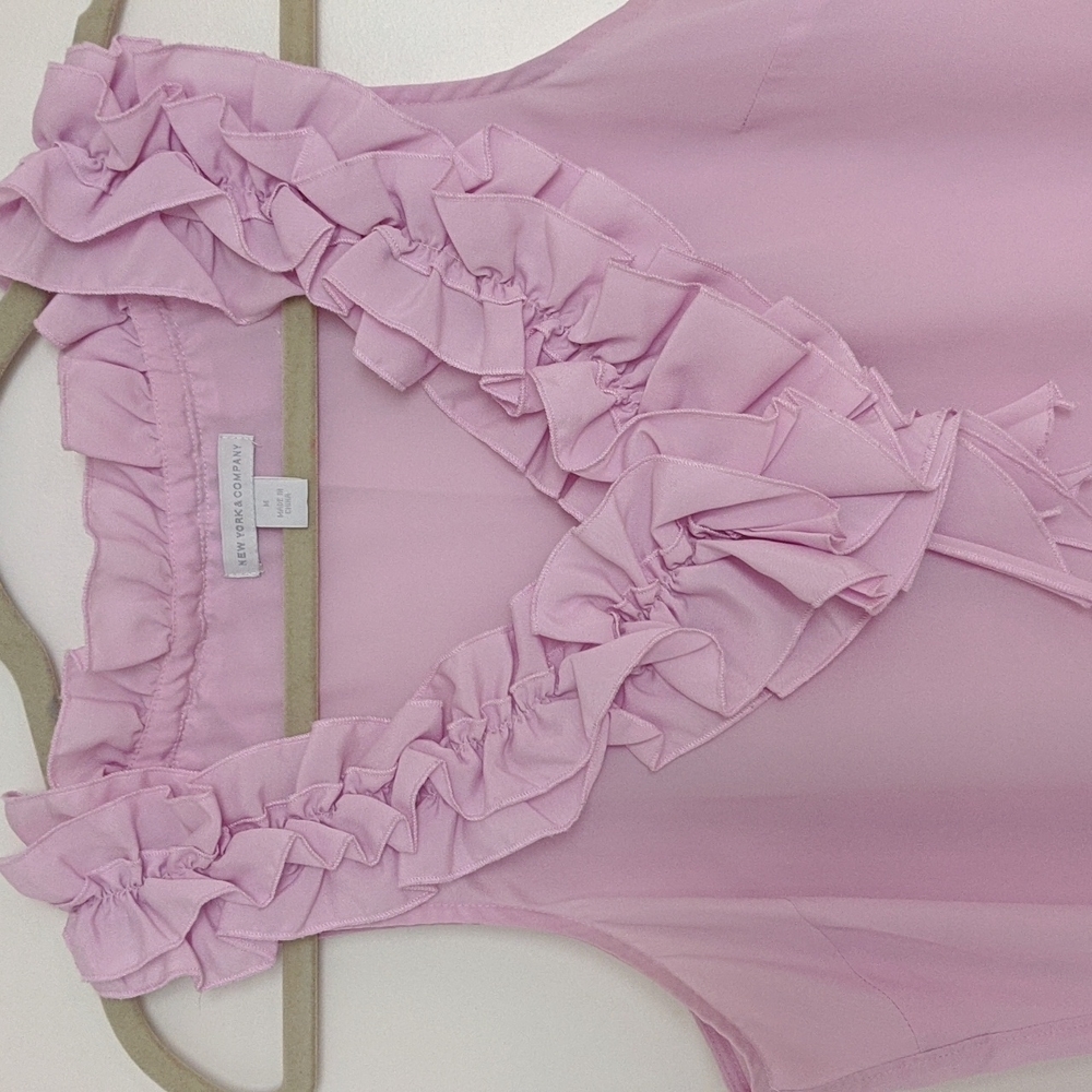NY&Co ruffle tank blouse - Picture 2 of 6